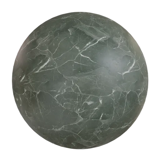 Dark green marble