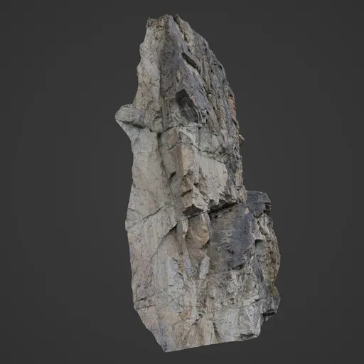 Jagged Rock Cliff Photoscan