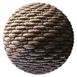 Detailed woven fabric texture for PBR material compatible with Blender 3D and other software for realistic rendering.