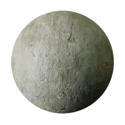 High-quality PBR plaster material texture for 3D rendering in Blender.