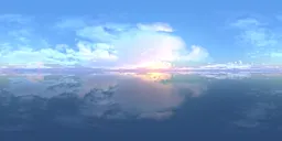Colorful cloudy sky