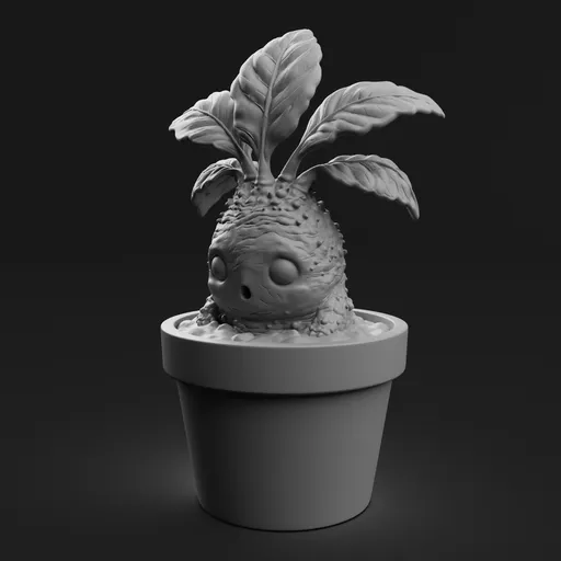 Mandrake baby vase