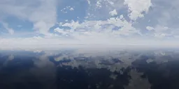 Sunny Day Blue Sky Clouds