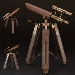 SJ-Antique Telescope