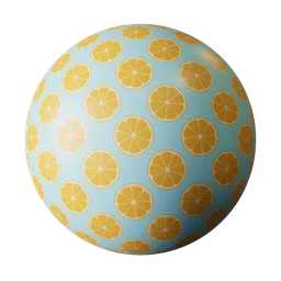Orange Slice Wrapping Paper