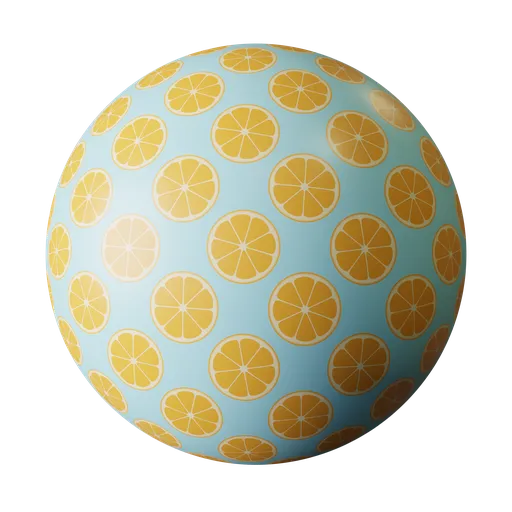 Orange Slice Wrapping Paper