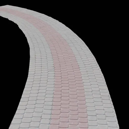 Curved path