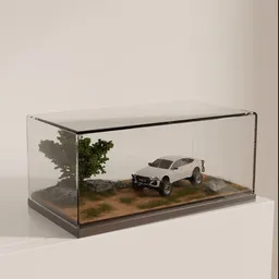 Off-Road Car Diorama Display