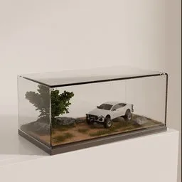 Off-Road Car Diorama Display