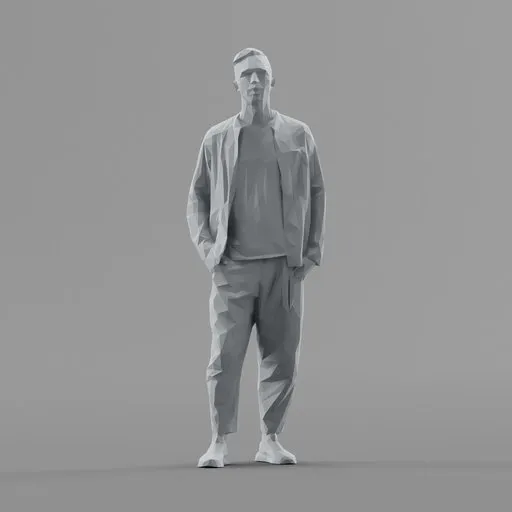 Lowpoly Male Standing
