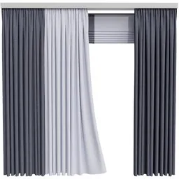 Mi Silk And Cotton Curtain Set