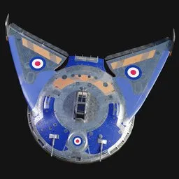 Retro-Future British UFO Jetfighter