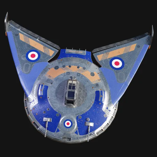 Retro-Future British UFO Jetfighter