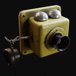 1930s Industrial Intercom Phone Station