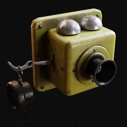 1930s Industrial Intercom Phone Station