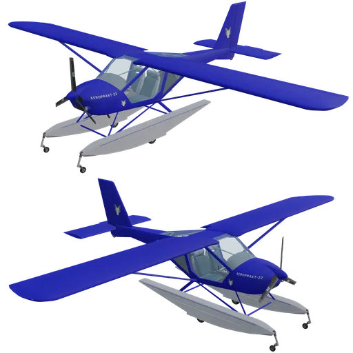 Aeroprakt A22 with Floats