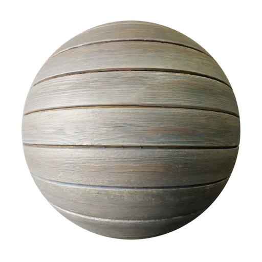 2K PBR wooden floorboard texture with realistic displacement for 3D materials in Blender and other applications.