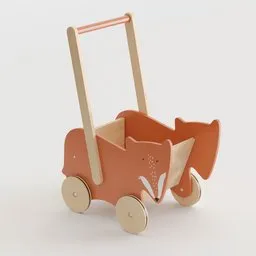 Personalized Wooden Baby Walker