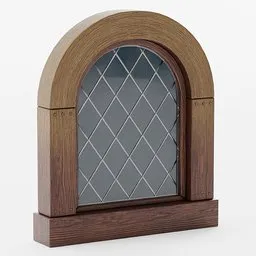 Window Medieval Oak
