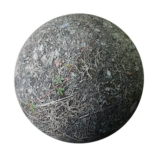 Highly detailed PBR rocky ground texture suitable for Blender 3D and other 3D applications.