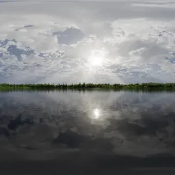 Cloudy Day at Lake