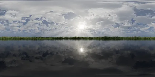 Cloudy Day at Lake