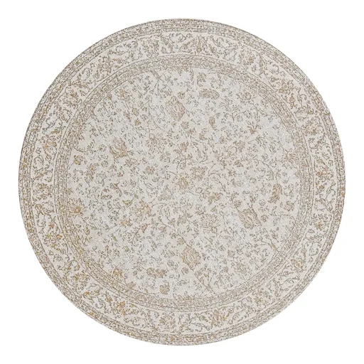 Distressed Round Rug