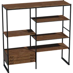 Steel Frame Shelves 03