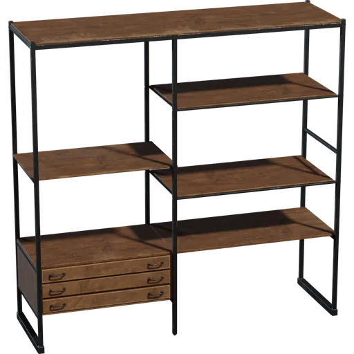 Steel Frame Shelves 03