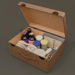 Vintage Medical Travel Kit