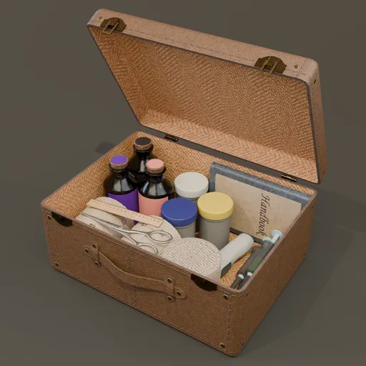 Vintage Medical Travel Kit