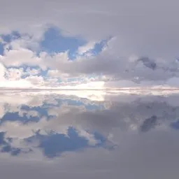 Detailed sky with clouds above the sea