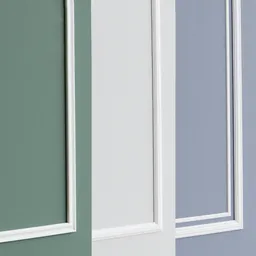 "Parametric boiserie 3D model for Blender 3D - customizable wooden trim with 20 presets based on geometry nodes. Inspired by Villard de Honnecourt and featuring perfect straight lines and subtle depth of field. Comes with 8k archival print and 100lb cardstock texture."