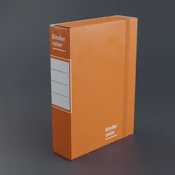 Colored cardboard binder
