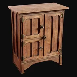 Late 1800s Wooden Ice Box