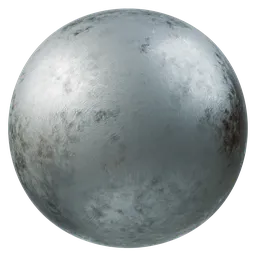 High-resolution PBR white metal texture for 3D rendering in Blender and other 3D applications.