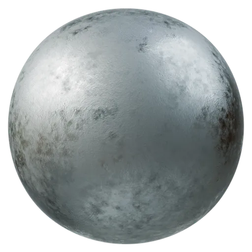 High-resolution PBR white metal texture for 3D rendering in Blender and other 3D applications.