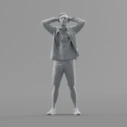 Lowpoly Male Standing
