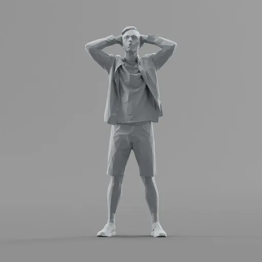 Lowpoly Male Standing