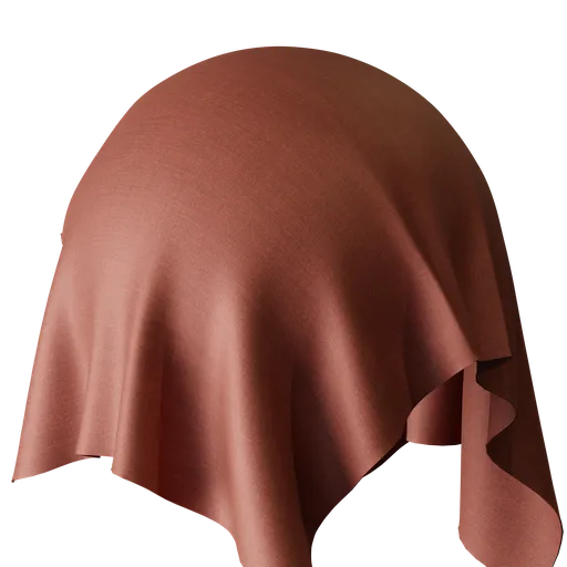 Plain Orange Velvet