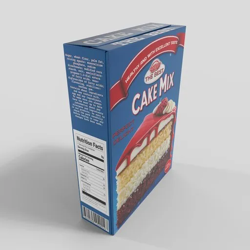 Chocolate Cake Mix Box