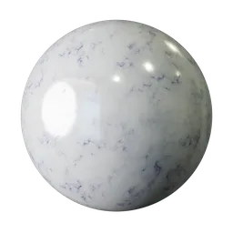 2K PBR Marble Texture without displacement for Blender 3D, ideal for architectural visualization and 3D design.