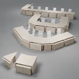 Modular Conference Table System Light