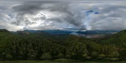 Aerial Nature Overcast Clouds Sky