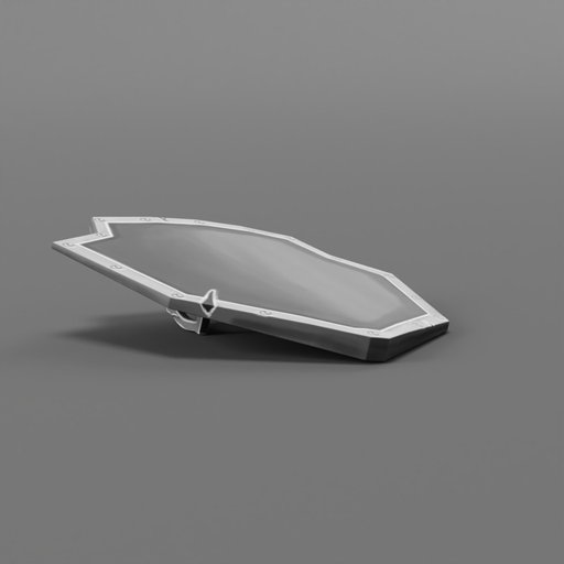 Iron shield Historical Weapons models BlenderKit