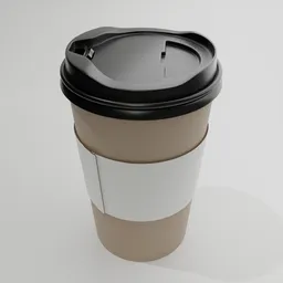 "Plastic disposable cups of coffee 3D model for Blender 3D - Your go-to resource for photorealistic and hyperrealistic drink models. Inspired by Richard Benning, this model features smooth surfaces and a minimalist design with a lid and ambient occlusion render. Created by Lee Gatch and Gen Paul, this computer graphics version 3 is perfect for your virtual coffee scenes."