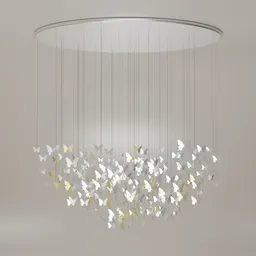 Floating Butterfly Chandelier