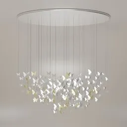 Floating Butterfly Chandelier