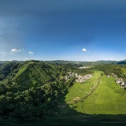 Clouds in the high sky during the day