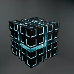 Sci fi Cube